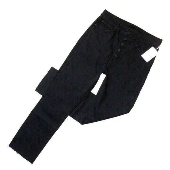 NWT Mother The Pixie Dazzler Ankle Fray in Not Guilty Stretch Crop Jeans 32